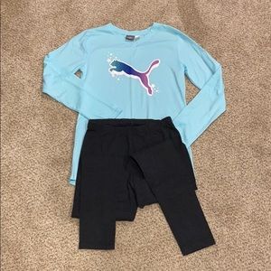 Girls Puma Outfit